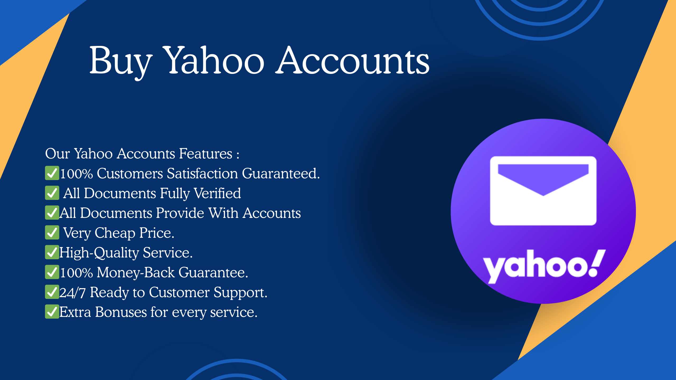 Buy Yahoo Accounts