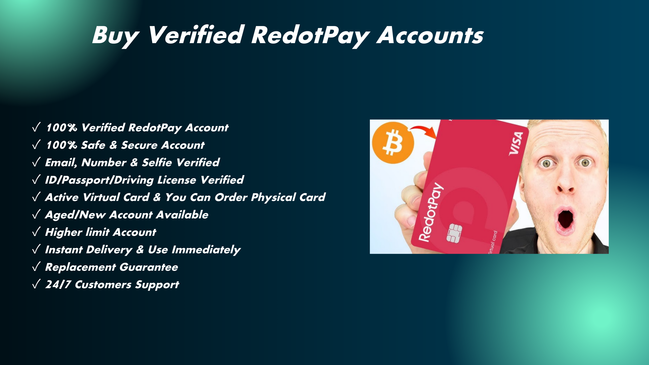 Buy Verified RedotPay Accounts